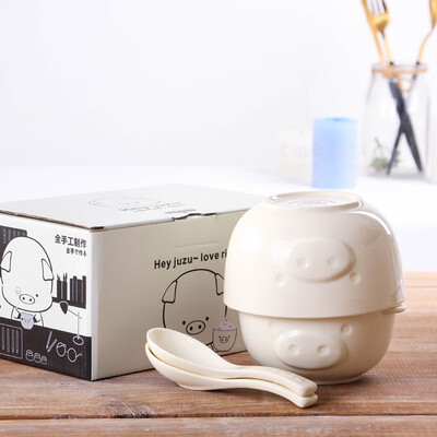 

Hey Juzu cute ceramics couple tableware jelly Beige colour