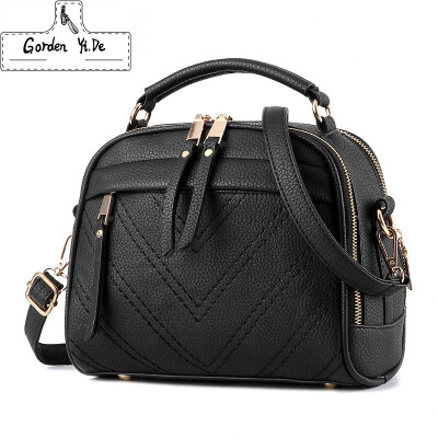 

Gorden Yi De New Arrival Leather Women Handbag 2019 Fashion Shoulder Bags Small Casual Female CrossBody Bag Retro Tote