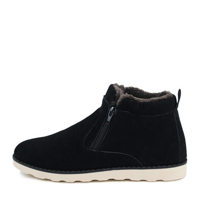 

Winter Boots Men 2018 Warm Snow Boots Men Casual Snow Boots Men Plush Zipper Winter Shoes Men Slip On Fur Male Shoes