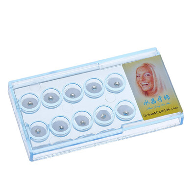

10Pcs Dental Oral Teeth Gems Crystal Tooth Ornaments Jewelry Clear Color Teeth Decoration Tooth Tool