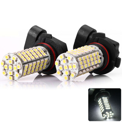 

2 x Sencart 7W 9006 HB4 P22D SMD-3528 102 LEDs Car Lamp White Light Running Bulb