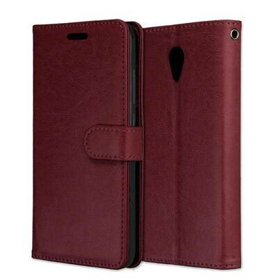 

MOONCASE Meizu M6 3 card photo frame leather - brown
