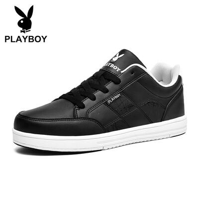 

Playboy PLAYBOY fashion sports running casual shoes mens low-cut tie wild DS87287 black 42