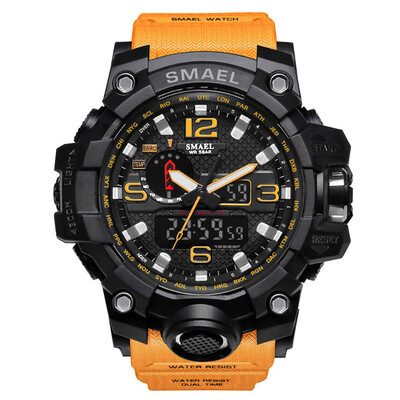 

SMAEL Military 50m Waterproof Wristwatch LED Quartz Clock Sport Men Watch