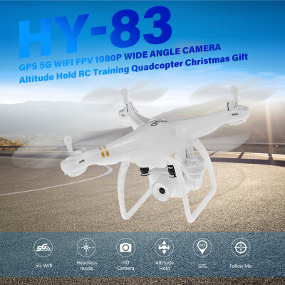 

HY-83 GPS Drone with Camera 720P Altitude Hold Follow Me Orbiting Fly Quadcopter