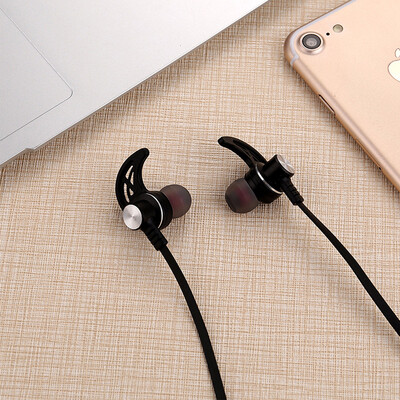 

Wireless Metal Magnetic Bluetooth Headset Compatible with Android IOS System Universal In-Ear Stereo Bluetooth Headset