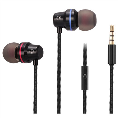 

S500i Bss in Ear Metal Headset with Microphone 35mm Jack Stereo Dynamic Earbuds Phone Computer MP3 Earphones Universal Earplugs