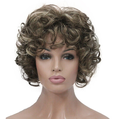 

Strong Beauty Short Curly Wigs Synthetic Hair Full Capless Women Wig