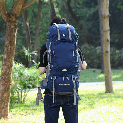 

Professional Climb backpack Travel backpacks Trekking Rucksack rain cover Sport Bag Camp Equipment Hike Gear 60L Men Women quality