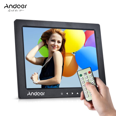 

Andoer 10" HD Digital Photo Frame Desktop Album Display Image 1080P MP4 Video MP3 Audio TXT eBook Clock Calendar Support Auto Play