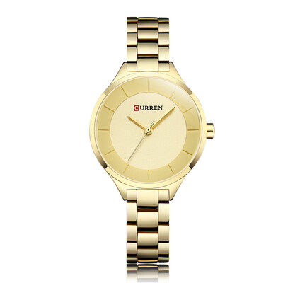 

CURREN 9015 Women Watch Quartz Movement Wrist Watch Simple Causal Gift for Women