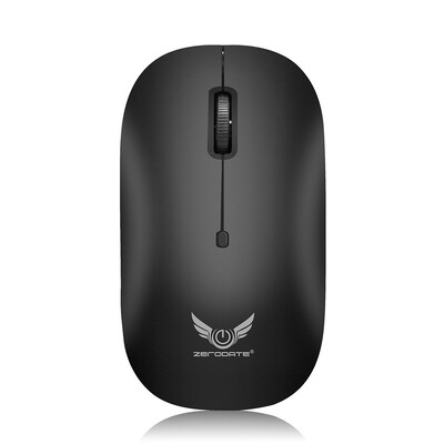 

ZERODATE T18 BT 30 Wireless Mouse Portable Mobile 3-Button Mouse with High-definition Optical Sensor for PC Laptop Tablet Compu