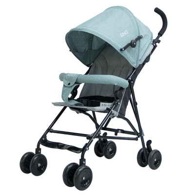 

Ain baby stroller light folding shock absorber umbrella baby portable trolley baby stroller baby stroller blue