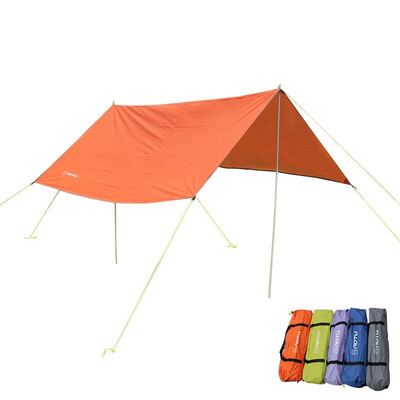 

3m3m Hiking Walking Travel Tourist Outdoor Tents Awning Canopy Sun Shade Block Rain Mat Camping Tent For Family Camping