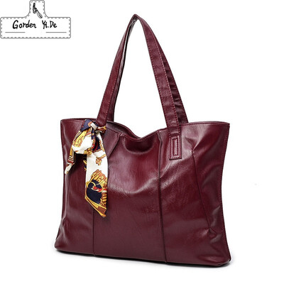 

Female Handbag 2019 Fashion Brand Women Leather Handbags Woman Large Shoulder Bags Casual Tote Bag Pouch Bolsas Black Gray Red