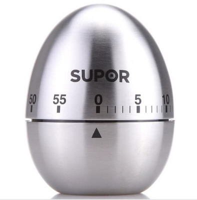 

Egg shaped stainless steel timer timer kitchen gadget