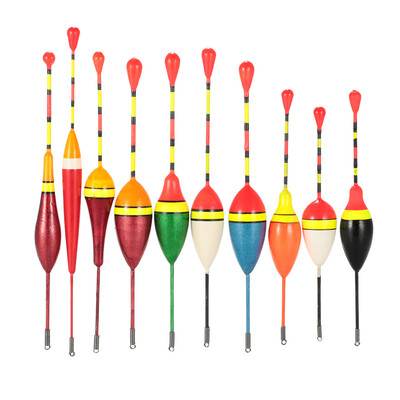 

10pcs Multi-purpose Light Floaters Fishing Floats Set Buoyant Bite Strike Indicator Float Buoy Fishing Angling Equipment