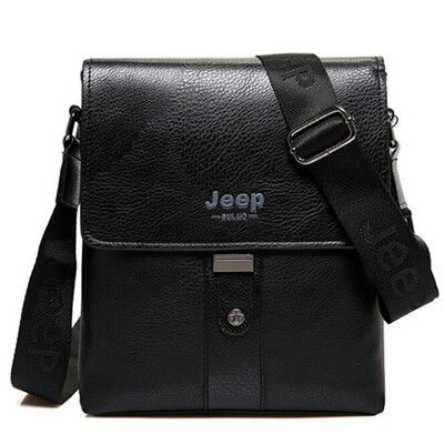 

JEEP BULUO Brand Men Bags Cow Split Leather Fashion Male Messenger Bags Mens Briefcase Man Casual Crossbody Shoulder Bag 5848