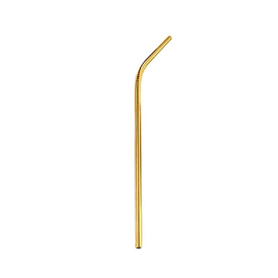 

Reusable Drinking Straw 304 Stainless Steel Metal Straw Straight Bent Colorful 1Pcs
