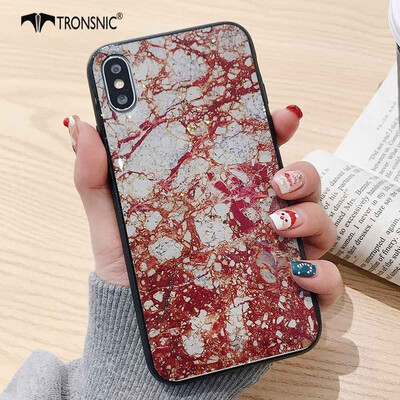 

TRONSNIC Glitter Marble Phone Case for iPhone XS MAX Green Case Gold Foil Luxury Cover Fashion Hot