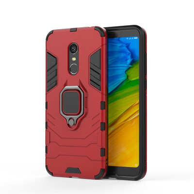 

Car Holder Stand Case For Xiaomi Redmi 5 Plus Back Cover Magnetic Bracket Finger Ring Celulars Fecoprior