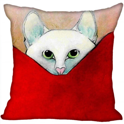 

Cat Hot Sale Pillow Case High Quality New Years Pillowcase Decorative Pillow Cover For Wedding Decorative Christmas