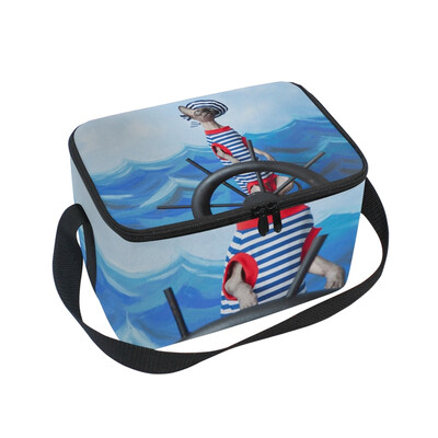 

ALAZA Lunch Box Insulated Lunch Bag Large Cooler Sphinx Cat Sailo Tote Bag