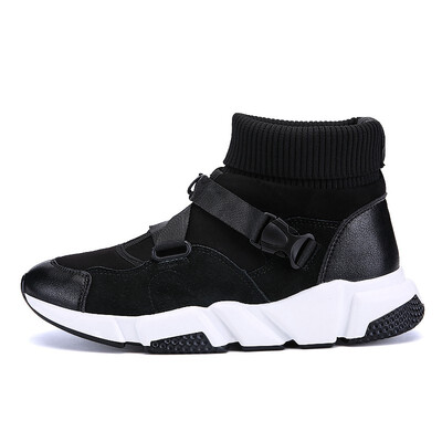 

Weweya Famous Brand High Top Casual Shoes Men Fashion Hasp Sock Shoes Mens Sneakers Outdoor For Male Camouflage Socks Sneakers
