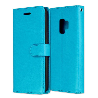 

MOONCASE Samsung Galaxy S9 3 Card Photo Frame Holster - Blue