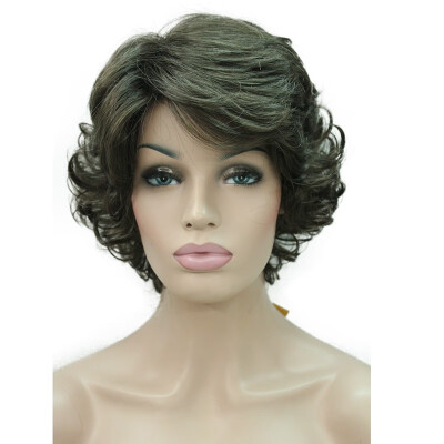 

Strong Beauty Ladies Wigs Short Wavy Golden Blonde Hair For Women Synthetic Capless Full Wig 12 Colors