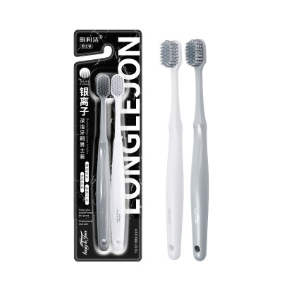 

Langley clean toothbrush silver ion wide head ankle soft hair toothbrush family wear 2