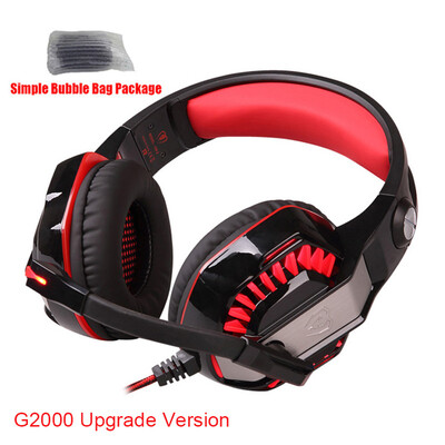 

Best PC Gamer casque EACH G2000 Stereo Hifi Gaming Headphones With Microphone Dazzle Lights Glow Game Music Headset fones