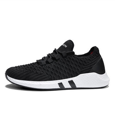 

Summer new mesh air cushion shoes breathable running shoes casual shoes black&white