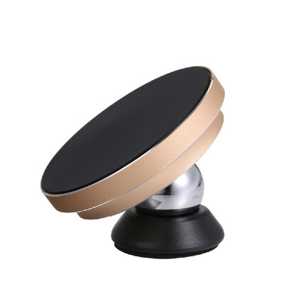 

Portable Qi Standard Magnetic Wireless Car Charger Strong Magnetism 360° Rotation 2-in-1 Car Mount Holder & Wireless Charging Stan