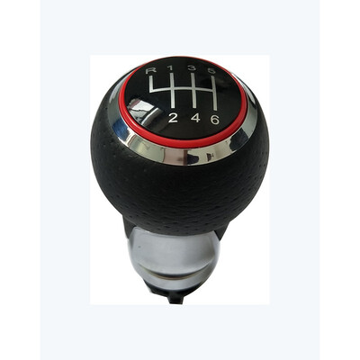 

5 Speed 6 Speed Car Gear Shift Knob For Audi A4 S4 B8 8K A5 8T Q5 8R  Line 07-15 With Red Ring