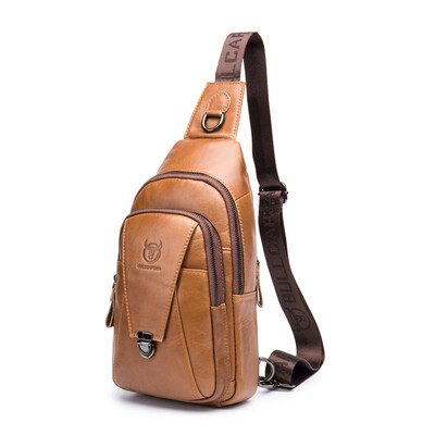 

Men\S Skin Single Shoulder Slant Fashion Multi Function Sports Chest Bag