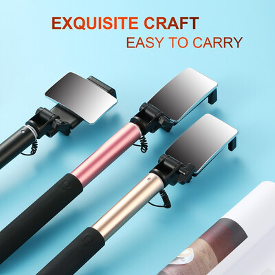 

Aluminum alloy mobile since shaft pulling of hexagonal tube when live support photo artifact 360 ° big mirror