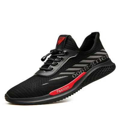 

Yi Chi EGCHI sports mens casual slow running breathable mesh shoes men 78357 black 39