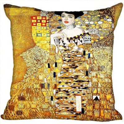 

Gustav Klimt Hot Sale Pillow Case High Quality New Years Pillowcase Decorative Pillow Cover For Wedding Decorative Christmas 35x35CM 35x35CM 35x35CM