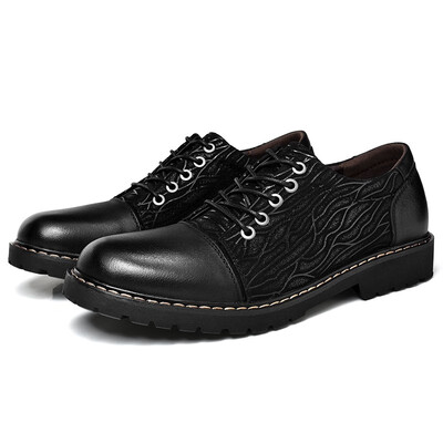 

First layer leather tooling shoes autumn mens shoes leather casual shoes wear shoes