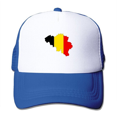 

Fdreattyuny Belgium Map Flag Fashion Baseball Cap for Men&Women Adjustable Mesh Trucker Hat