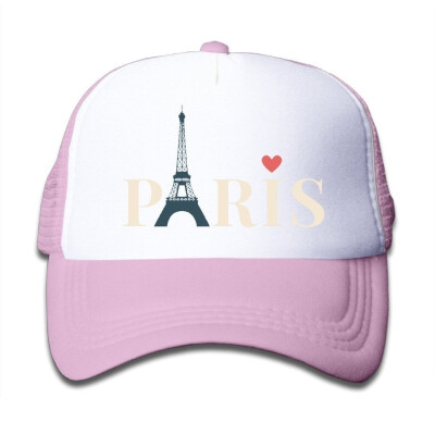 

Youth Paris Cute Adjustable Baseball Caps for Girls