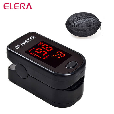 

New Finger Pulse Oximeter With Case Fingertip Oximetro de pulso de dedo LED Pulse Oximeters Saturator Pulsioximetro