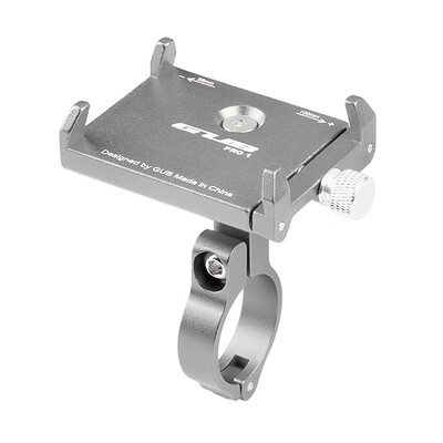 

GUB Anti-Slip Bicycle Adjustable Phone Holder Mount Bracket Handlebar Clip Stand for 35-62inch Smart Mobile Phone for Android fo