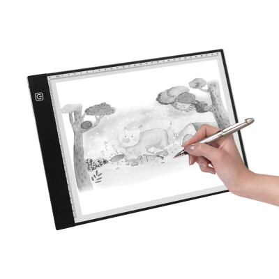 

A4 Ultra-thin LED Light Pad USB Powered Light Box Tracer Copy Board 3 Level Adjustable Brightness for Artists Drawing Sketching An