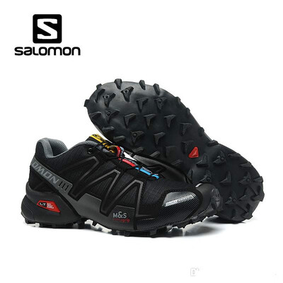 

2018 New Salomon Speed Cross 3 CS III Outdoor Male Camo Red Black Sports Shoes mens Speed Crosspeed 3 running shoes
