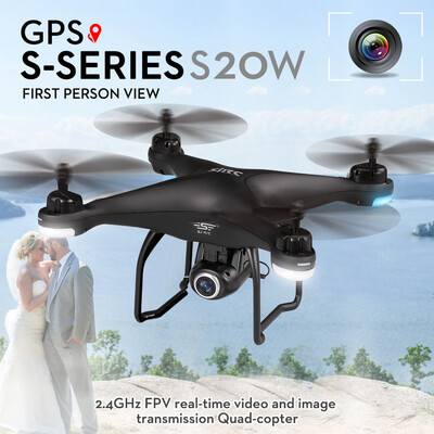 

SJ RC S20W1080PGPS FPV Adjustable 1080P 5G Wifi HD Camera Wide Angle RTF GPS Positioning Altitude Hold Quadcopter Drone