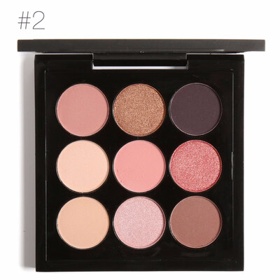 

Portable compact nine-color eye shadow waterproof&durable