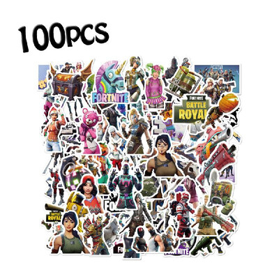 

Fortnite Stickers for Phone PS4 Laptop Luggage Skateboard Motorcycle Car PVC Decal DIY Decoration Waterproof&Sunproof R