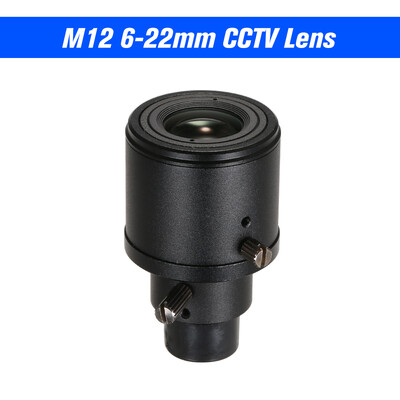 

50 Megapixel Varifocal 6-22mm CCTV Camera Lens Manual Focus Zoom 125" Lens CCTV MTV IR Lens For Security Cameras HD IP Cameras